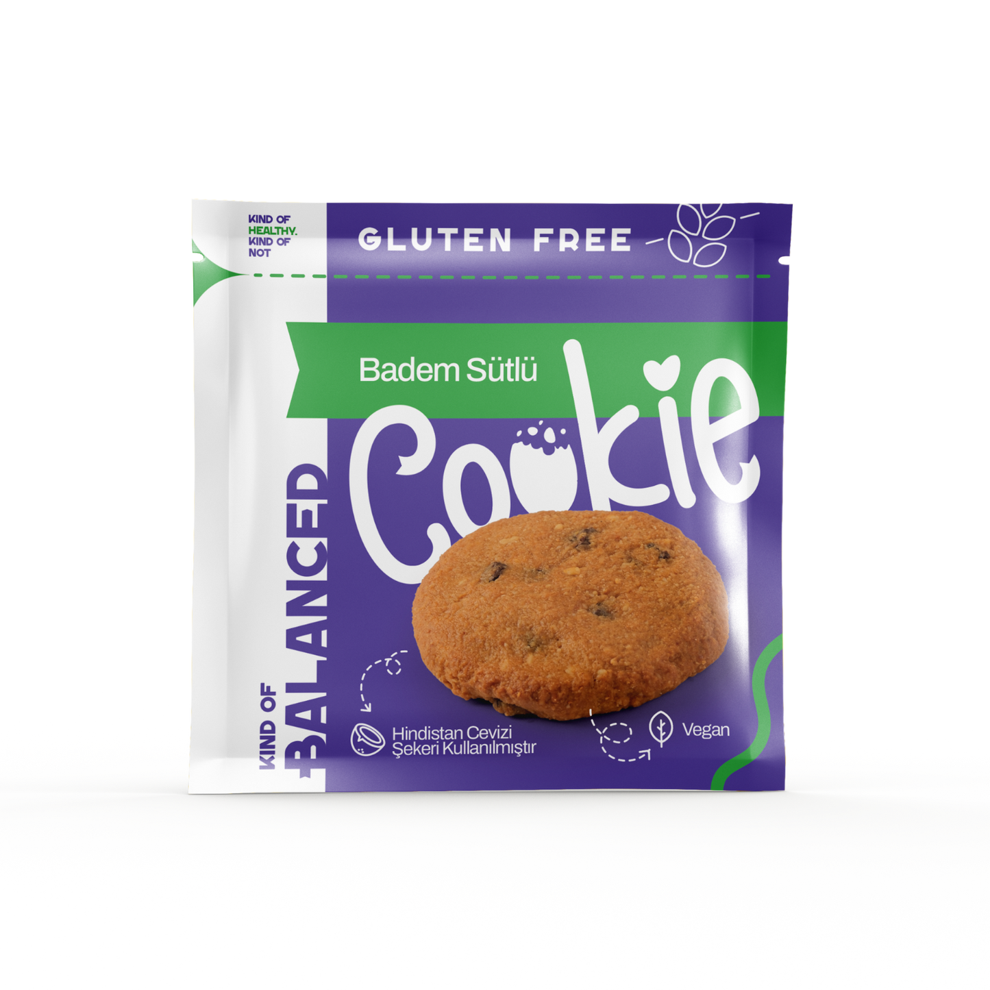 Glütensiz Badem Sütlü Cookie 60 Gr