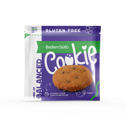 Glütensiz Badem Sütlü Cookie 60 Gr