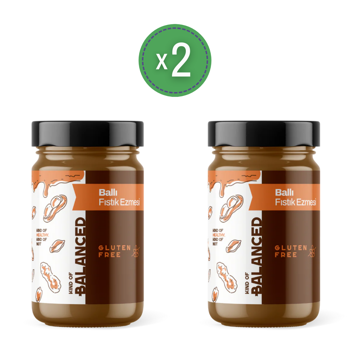 Ballı Fıstık Ezmesi 300 Gr