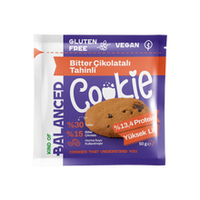 Glütensiz Bitter Çikolatalı Tahinli Proteinli Cookie 50 Gr