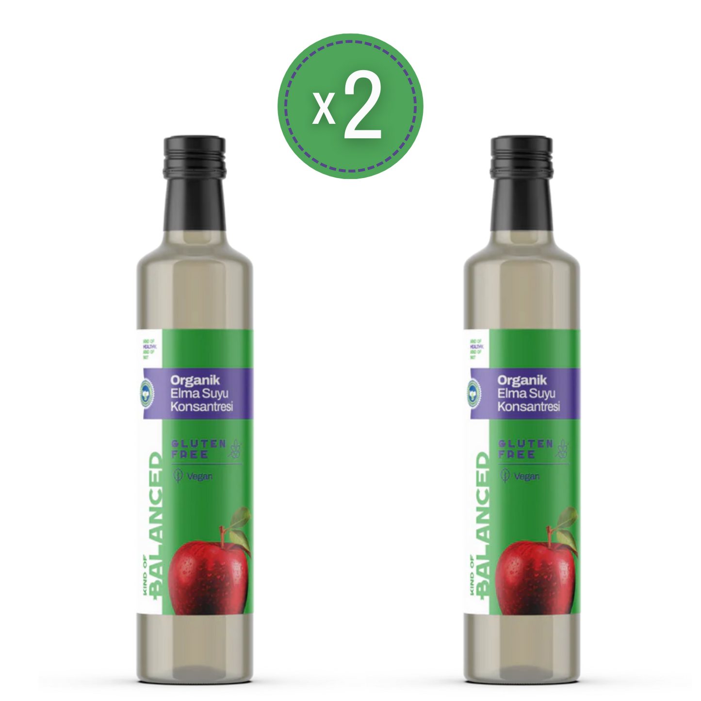 Organik Elma Suyu Konsantresi 340 Gr (Organik Sertifikalı)