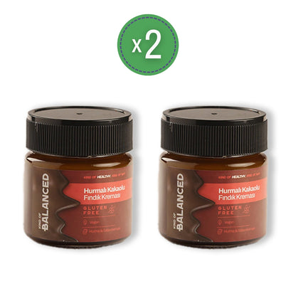 Hurmalı Kakaolu Fındık Kreması (Şekersiz, Katkısız) 200 Gr