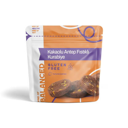 Glütensiz Kakaolu Antep Fıstıklı Kurabiye 50 Gr