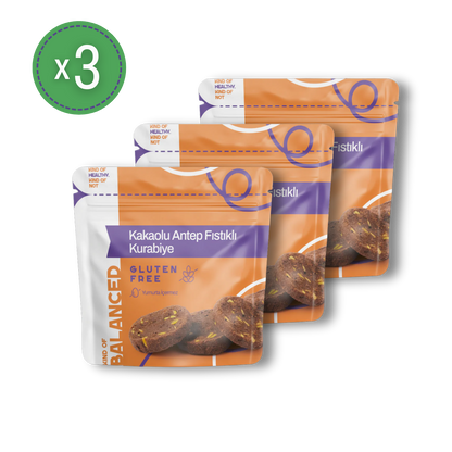 Glütensiz Kakaolu Antep Fıstıklı Kurabiye 50 Gr