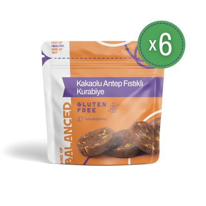 Glütensiz Kakaolu Antep Fıstıklı Kurabiye 50 Gr