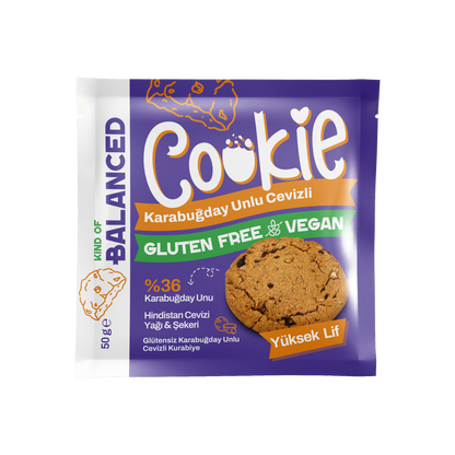 Glütensiz Karabuğday Unlu Cevizli Cookie 50 Gr