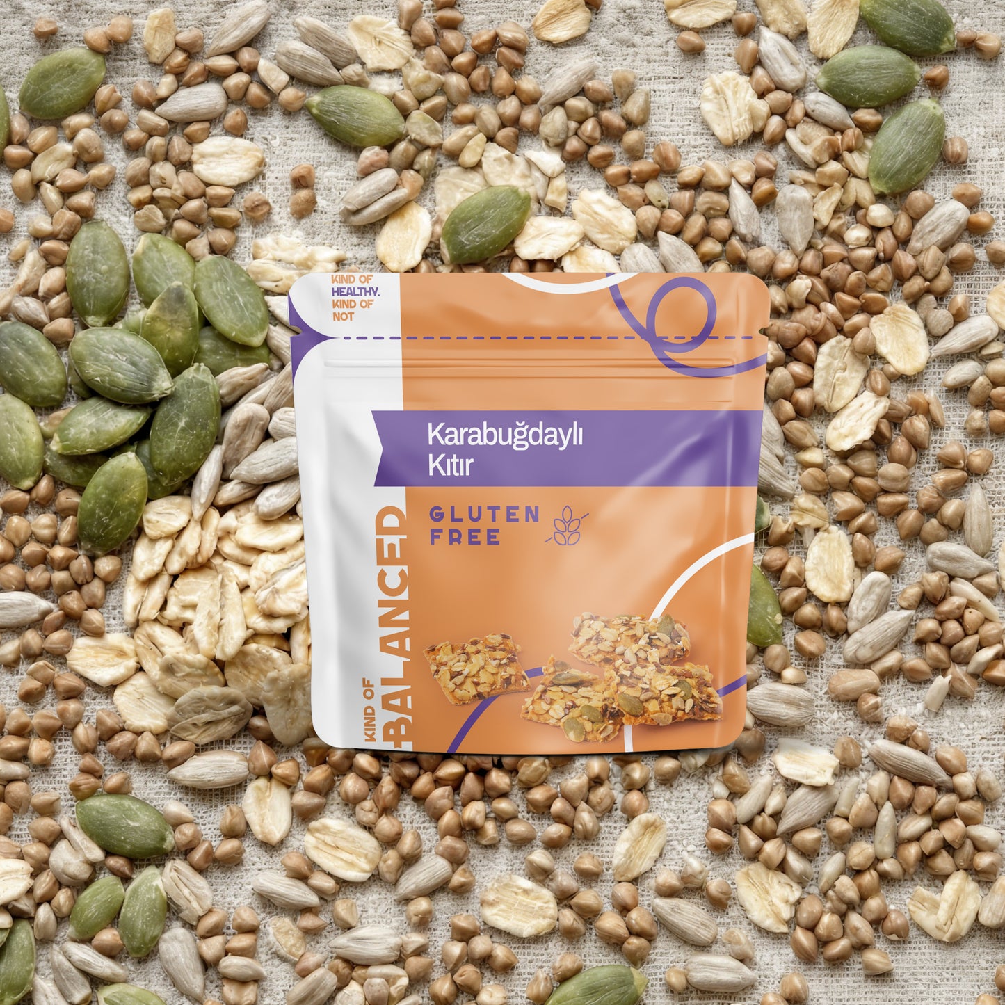 Glütensiz Karabuğdaylı Kıtır 50 Gr