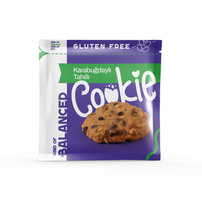 Glütensiz Karabuğdaylı Tahıllı Cookie 60 Gr