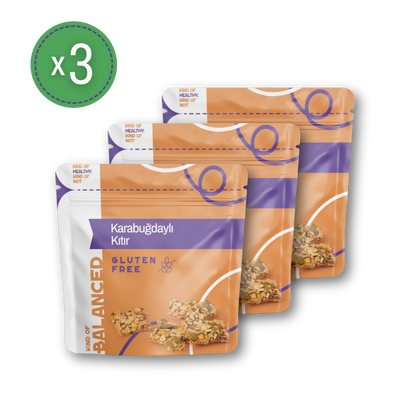 Glütensiz Karabuğdaylı Kıtır 50 Gr