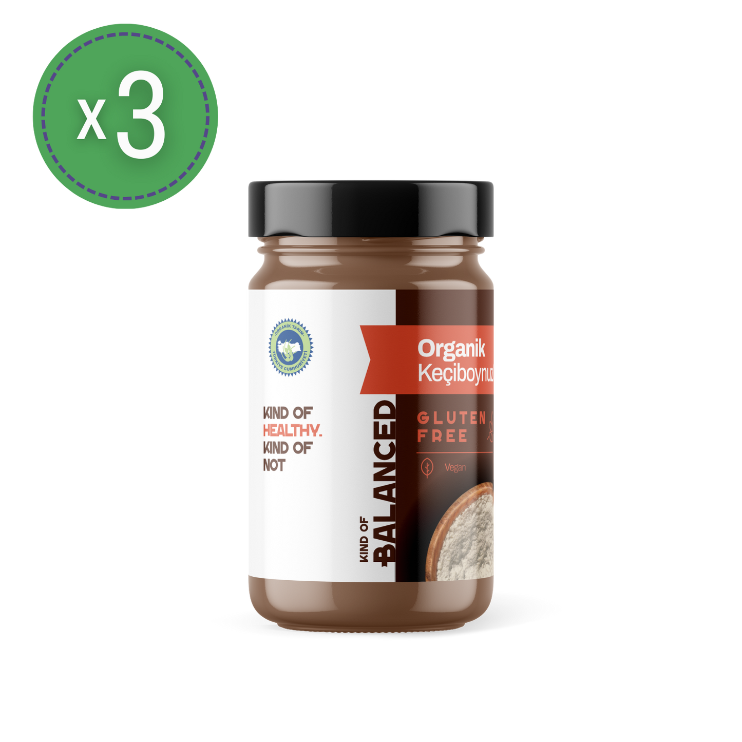 Organik Keçiboynuzu Unu 250 Gr (Organik Sertifikalı)