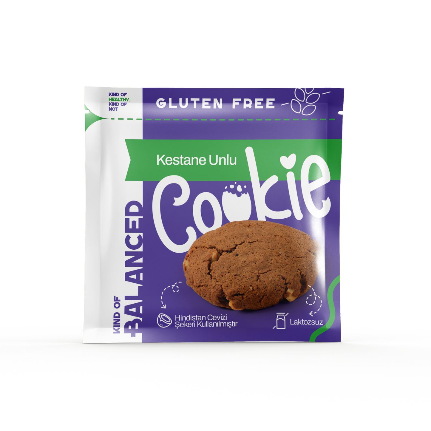 Glütensiz Kestane Unlu Cookie 60 Gr