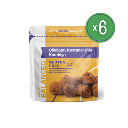 Glütensiz Çikolatalı Kestane Unlu Kurabiye 50 Gr