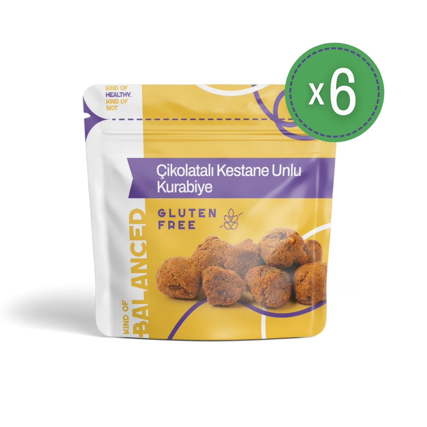 Glütensiz Çikolatalı Kestane Unlu Kurabiye 50 Gr