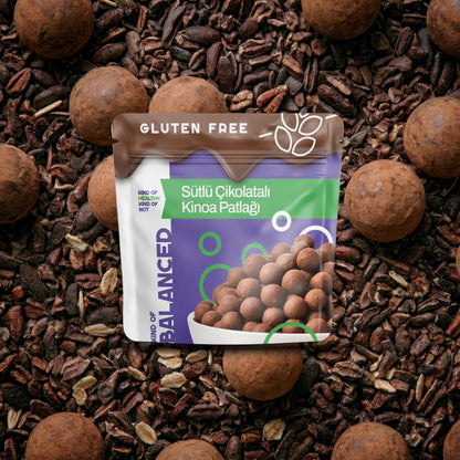 Sütlü Çikolata Kaplı Kinoa Patlağı 50 Gr