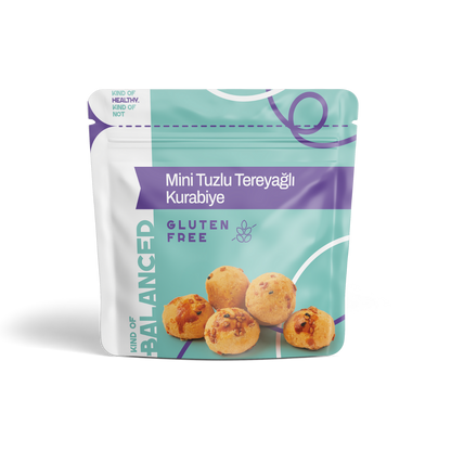 Glütensiz Mini Tuzlu Tereyağlı Kurabiye 50 Gr