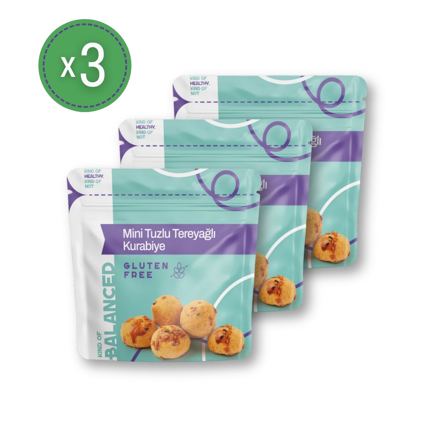 Glütensiz Mini Tuzlu Tereyağlı Kurabiye 50 Gr