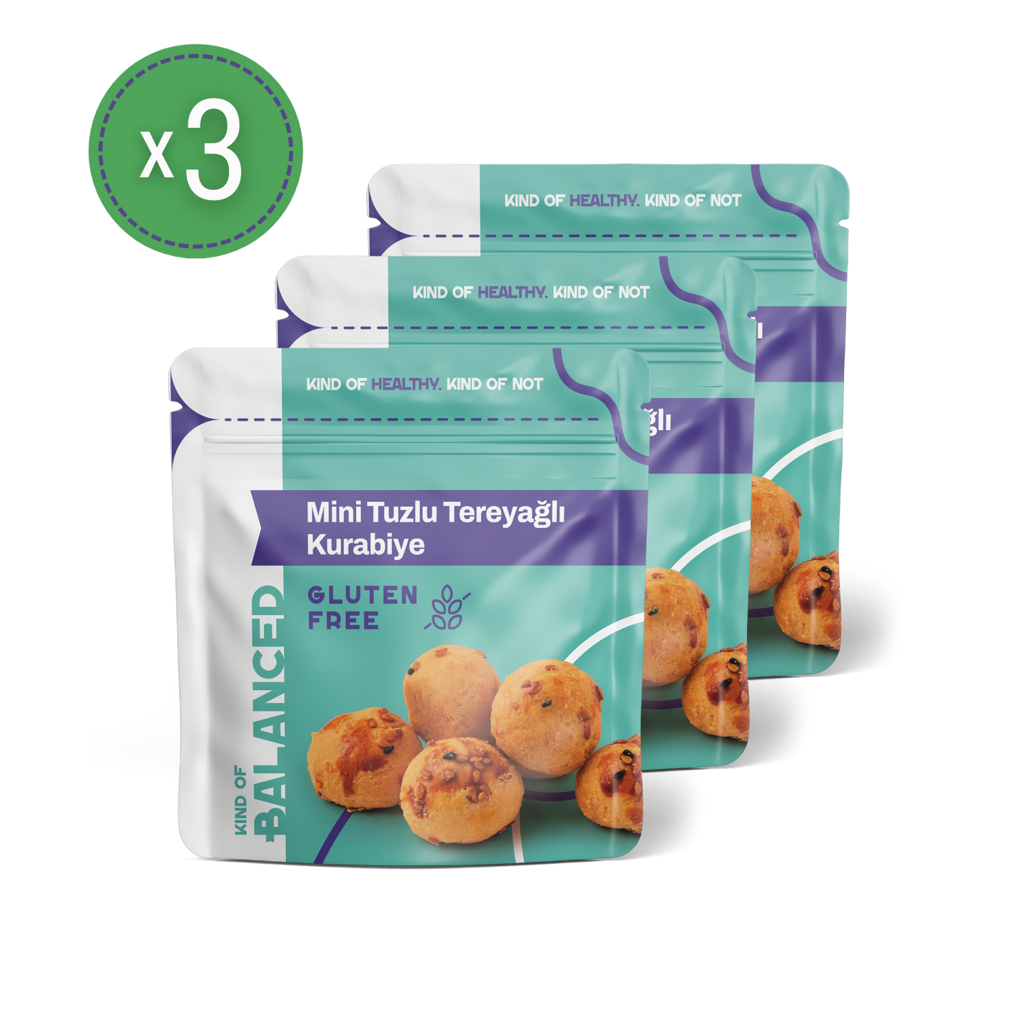 Glütensiz Mini Tuzlu Tereyağlı Kurabiye 50 Gr