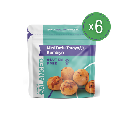 Glütensiz Mini Tuzlu Tereyağlı Kurabiye 50 Gr