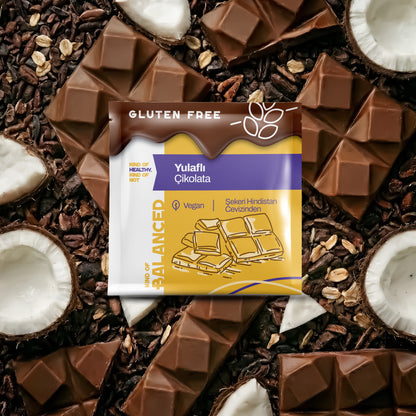 Yulaf Sütlü Organik Hindistan Cevizi Şekerli Çikolata 40 Gr