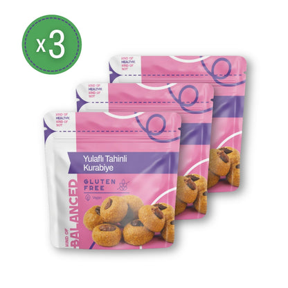 Glütensiz Yulaflı Tahinli Kurabiye 50 Gr