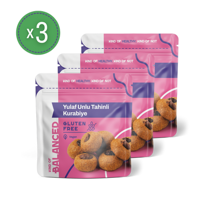 Glütensiz Yulaflı Tahinli Kurabiye 50 Gr