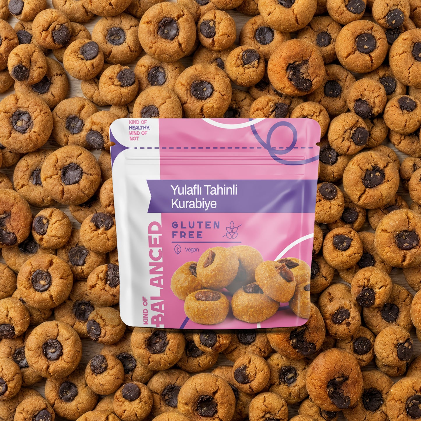 Glütensiz Yulaflı Tahinli Kurabiye 50 Gr